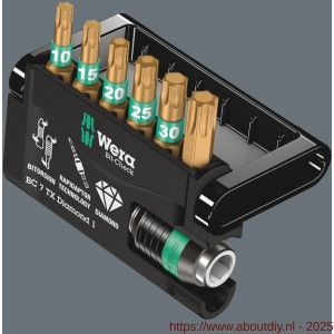 Wera Bit-Check 7 TX Diamond 1 bit set Torx 7 delig - A227401686 - afbeelding 3