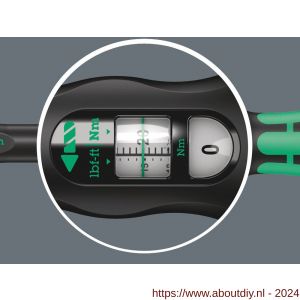 Wera Click-Torque X 2 draaimomentsleutel voor insteekgereedschappen 10-50 Nm 9x12x10-50 Nm - A227403800 - afbeelding 5