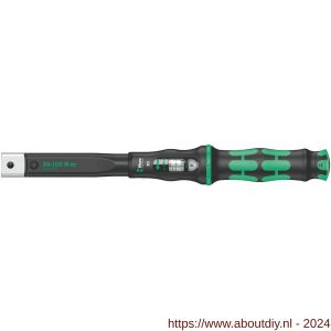 Wera Click-Torque X 3 draaimomentsleutel voor insteekgereedschappen 20-100 Nm 9x12x20-100 Nm - A227403801 - afbeelding 1