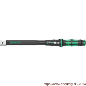 Wera Click-Torque X 4 draaimomentsleutel voor insteekgereedschappen 40-200 Nm 14x18x40-200 Nm - A227403802 - afbeelding 1