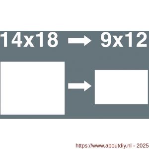 Wera 7779/2 insteekadapter 14x18 mm 14x18x9x12x52 mm - A227403902 - afbeelding 3