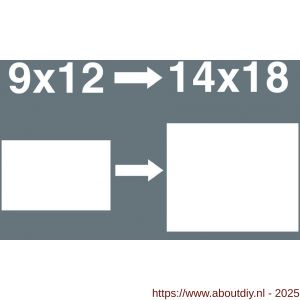 Wera 7779/1 insteekadapter 9x12 mm 9x12x14x18x49 mm - A227403901 - afbeelding 3