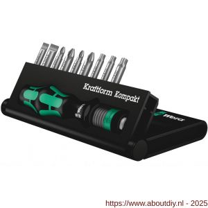 Wera Kraftform Kompakt 10 bit set 10 delig - A227401624 - afbeelding 1