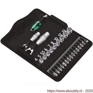 Wera Kraftform Kompakt Zyklop Mini 2 bit ratel set 27 delig - A227403240 - afbeelding 1