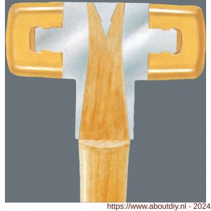 Wera 102 kunststof hamer met Uretan kop nummer 6x51 mm - A227400040 - afbeelding 6