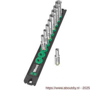 Wera Dop-magneetstrip A Deep 1 doppenset 1/4 inch aandrijving 9 delig - A227403691 - afbeelding 2