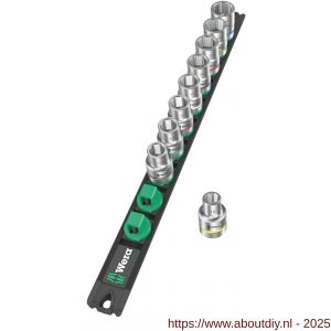 Wera Dop-magneetstrip C 4 Zyklop doppenset 1/2 inch aandrijving 9 delig - A227403696 - afbeelding 2