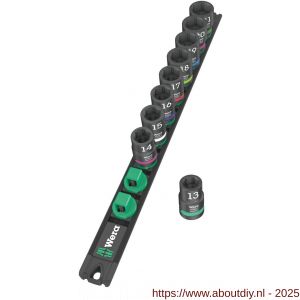 Wera Dop-magneetstrip C Impaktor 1 doppenset 1/2 inch aandrijving 9 delig - A227403699 - afbeelding 2