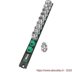 Wera Dop-magneetstrip C imperial 1 Zyklop doppenset 1/2 inch aandrijving in inch 9 delig - A227403698 - afbeelding 2