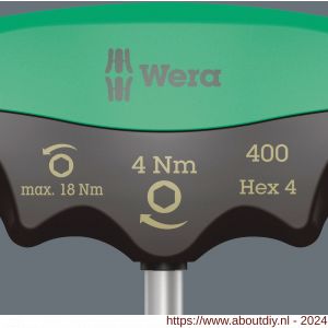Wera 400 Hex momentschroevendraaier draaimoment-indicator 5x60 mm - A227400544 - afbeelding 7