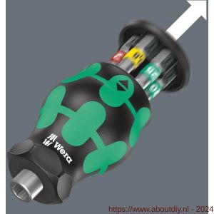 Wera Kraftform Kompakt Stubby Magazin 1 bitschroevendraaier met bitmagazijn 6 delig - A227403912 - afbeelding 4