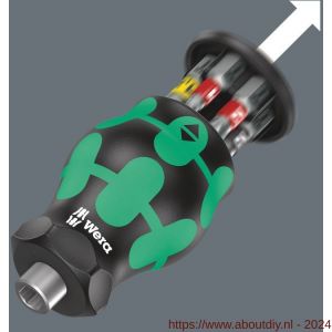 Wera Kraftform Kompakt Stubby Magazin 2 bitschroevendraaier met bitmagazijn 6 delig - A227403913 - afbeelding 4