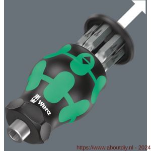 Wera Kraftform Kompakt Stubby Magazin 5 bitschroevendraaier met bitmagazijn 6 delig - A227403916 - afbeelding 3