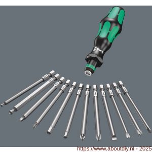 Wera Kraftform Kompakt 60 bit set 17 delig - A227401814 - afbeelding 5