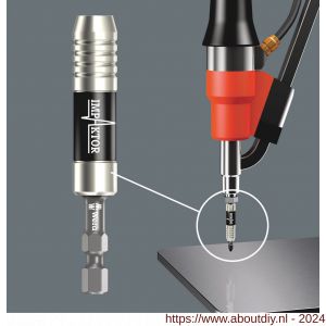 Wera 897/4 IMP Impaktor houder met spanring en magneet 1/4 inch x 75 mm - A227401770 - afbeelding 2