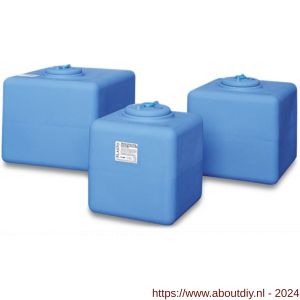 Bosta vat LDPE blauw 300 L type CB vierkant - A51050864 - afbeelding 1