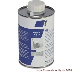 Saba PVC lijm 0,25 L met kwast type Saba PVC 2810 - A51050275 - afbeelding 1