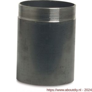 Bosta lasnippel staal 4 inch x 114,3 mm buitendraad x stomplas 15 cm - A51053366 - afbeelding 1
