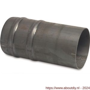Bosta slangtule staal 100 mm x 102 mm x 2 mm stomplas x slangtule zwart - A51057005 - afbeelding 1