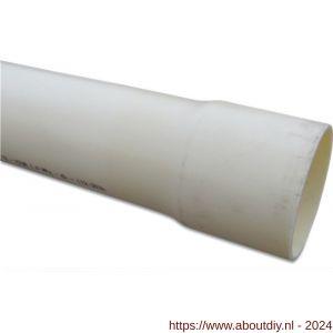 Bosta drukbuis PVC-U 200 mm x 200 mm x 6,0 mm lijmmof x glad 12,5 bar crème 5 m KIWA - A51058847 - afbeelding 1