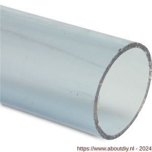 Bosta drukbuis PVC-U 25 mm x 1,5 mm glad ISO-PN12,5 transparant 5 m - A51058854 - afbeelding 1