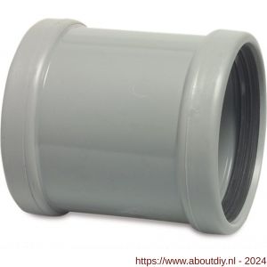 Bosta reparatiesok PVC-U 110 mm SN4 manchet DN100 grijs KOMO-BENOR - A51052050 - afbeelding 1