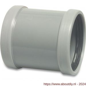 Bosta sok PVC-U 110 mm SN4 manchet DN100 grijs KOMO-BENOR - A51052056 - afbeelding 1
