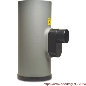 Bosta onderbak PVC-U 315 mm x 125 mm spie grijs - A51052107 - afbeelding 1