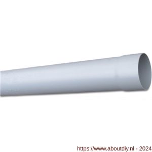 Bosta RWA buis PVC-U 60 mm x 1,5 mm lijmmof x glad grijs 4 m - A51054358 - afbeelding 1