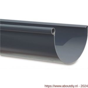 Bosta mastgoot PVC-U 125 mm grijs 6 m - A51054329 - afbeelding 1