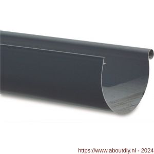 Nicoll mastgoot PVC-U 170 mm grijs 4 m type LG 33 - A51054335 - afbeelding 1