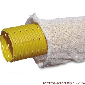 Bosta drainagebuis PVC-U 50 mm klikmof x glad geel 100 m type geperforeerd - A51060728 - afbeelding 1