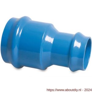 Profec verloopsok gietijzer 160 mm x 110 mm manchet 10 bar blauw type MMR-KS - A51053825 - afbeelding 1