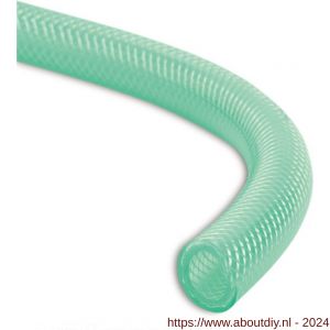 Bosta gewapende slang PVC 20 mm x 28 mm 6 bar groen transparant 25 m type Fuel - A51060977 - afbeelding 1