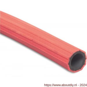 Hydro-S slang rubber 13 mm x 19.5 mm x 3,75 mm 6 bar rood-zwart 50 m - A51057510 - afbeelding 1