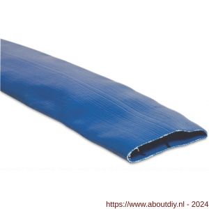 Hydro-S plat oprolbare slang PVC 76 mm 3 bar blauw 25 m type Light - A51057523 - afbeelding 1