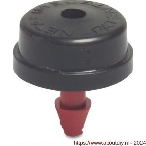 Netafim druppelaar insteek 2 L/h zwart-rood type knop - A51050379 - afbeelding 1