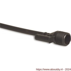 NaanDanJain slang met adapter PE 1/2 inch x 5/8 mm buitendraad x insteek 100 cm type Stand 50 - A51050838 - afbeelding 1