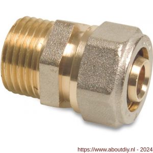 Profec overgangsbus messing 20 mm x 3/4 inch knel x buitendraad type Alu-PE-X - A51055822 - afbeelding 1