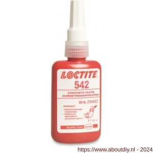 Loctite afdichtmiddel bruin DVGW type 542 - A51061247 - afbeelding 1
