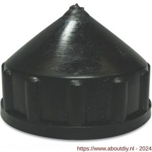 Bosta eindkap PVC-U 1.1/4 inch binnendraad zwart - A51052418 - afbeelding 1
