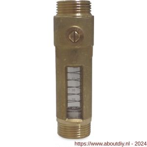 BRV stromingsmeter 1 inch buitendraad 10 bar 8-38 L/min DN15 - A51050308 - afbeelding 1