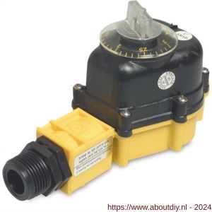 Arad waterdoseermeter gietijzer 1.1/2 inch buitendraad 10 bar 0-50 m3 geel-zwart type K 1.1/2 inch - A51057714 - afbeelding 1