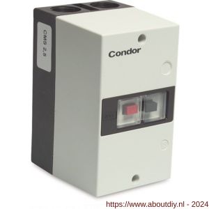 Condor motorbeveiligingsschakelaar kunststof 4,0 A-6,0 AA 230-400 V type CMS 6.3 - A51060886 - afbeelding 1