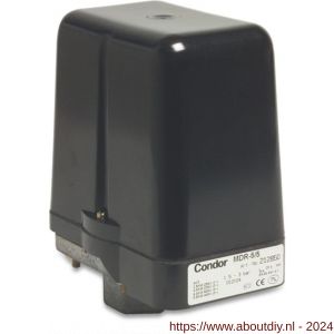 Condor drukschakelaar 1/2 inch binnendraad 25 A 230-400 V type MDR 5-8 - A51051104 - afbeelding 1