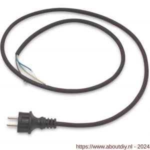 Bosta kabel met plug type 3 x 1,5 mm2 voor pompen groter dan 1,5 kW - A51060901 - afbeelding 1