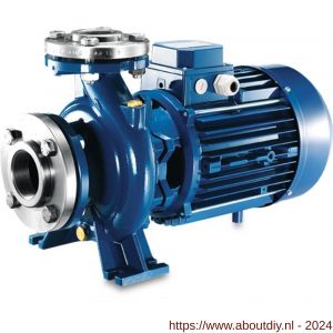 Foras centrifugaalpomp gietijzer DN50 x50 mm x DN32 x 32 mm DIN flens 10 bar 15 A 400-690 V AC blauw type MN32 200 A - A51050951 - afbeelding 1