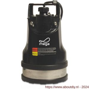 Mega dompelpomp gietijzer 1 inch buitendraad 230 V zwart type SPK 450 - A51050998 - afbeelding 1