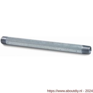Mega Profec nummer 23 pijpnippel staal gegalvaniseerd 3/4 inch buitendraad 120 mm - A51053044 - afbeelding 1