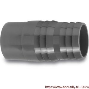 VDL slangtule PVC-U 40 mm lijm spie x slangtule grijs - A51056974 - afbeelding 1